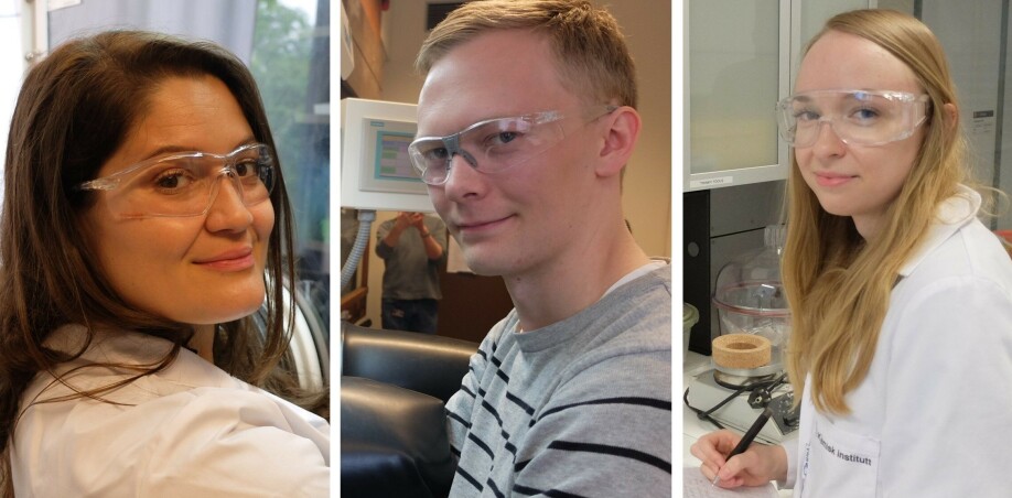 Carmen Cavallo, Anders Brennhagen and Carina Geiss spend hour after hour in the laboratory.