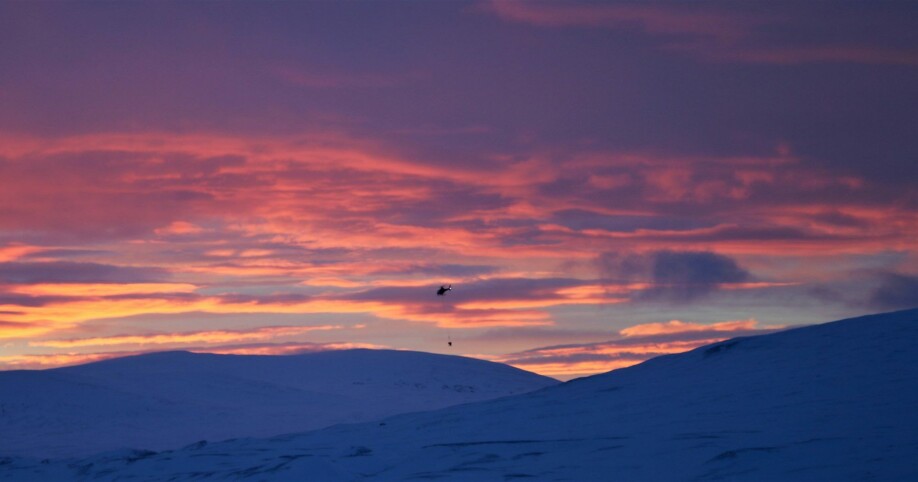 Sometimes the concrete has to be transported by helicopter, because the construction site has no road. A new solution on this will reduce heat loss during this type of transport.
