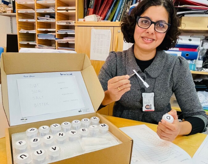 Using these samples, Singh maps which taste flavours the patient has lost. Using these samples, Singh maps which taste flavours the patient has lost.