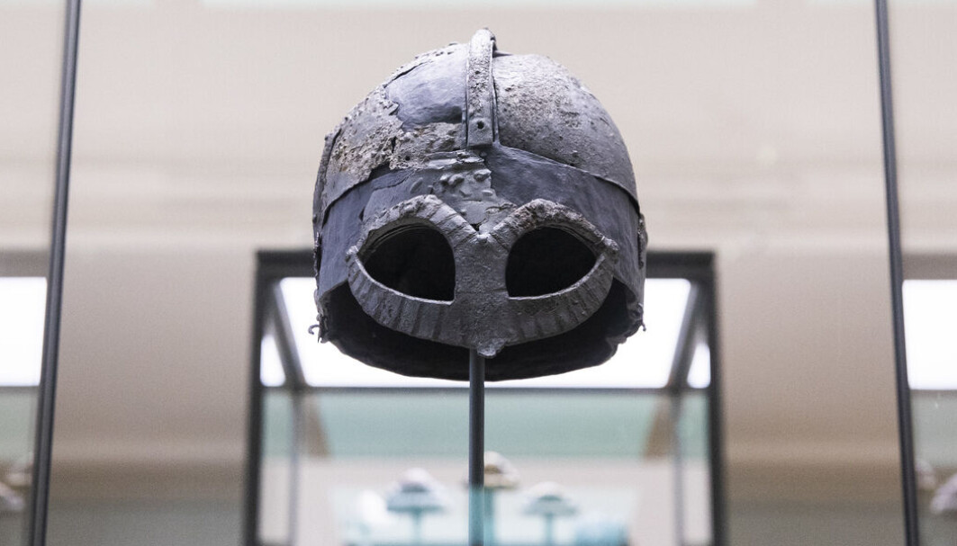 Known as the world's only Viking helmet - though now one of two such helmets after a find in the UK - the famous Gjermundbu Viking helmet can be seen at the Museum of Cultural history in Oslo. New interpretations of the Gjermundbu find suggest that the bearer of this helmet served rulers in Eastern Europe, and brought burial customs with him back home to Norway. Known as the world's only Viking helmet - though now one of two such helmets after a find in the UK - the famous Gjermundbu Viking helmet can be seen at the Museum of Cultural history in Oslo. New interpretations of the Gjermundbu find suggest that the bearer of this helmet served rulers in Eastern Europe, and brought burial customs with him back home to Norway.