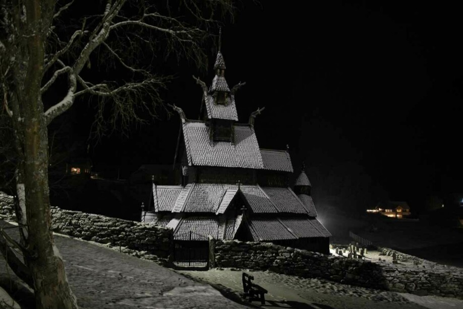 Karen Langsholt Holmqvist examined Borgund Stave Church outside the tourist season.