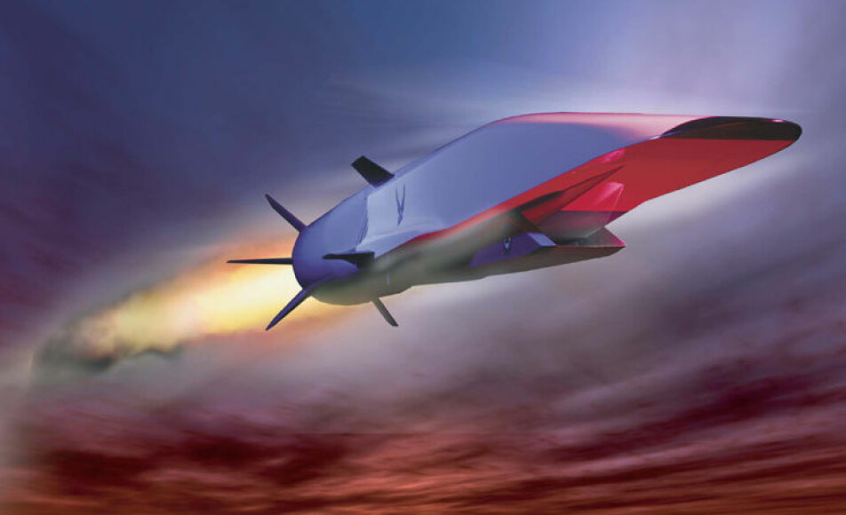 Another example of an experimental hypersonic vessel. This is called the X-51A, and was developed by Boeing. It flew in the early 2010s, reaching speeds of over Mach 5. It uses a so-called scramjet engine, which is used to propel aircraft at very high speeds.