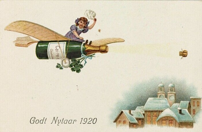 Back in the day, New Year's Eve cards were a thing. Back in the day, New Year's Eve cards were a thing.