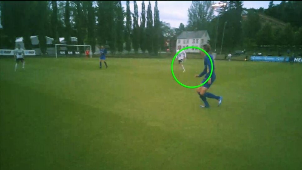 Footage from eye movement glasses - please see the video below.