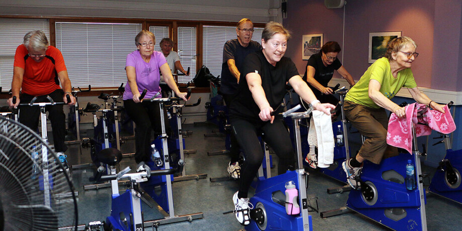 The research project shows that the participants who fared best were the ones who worked up the most sweat and breathed the hardest.