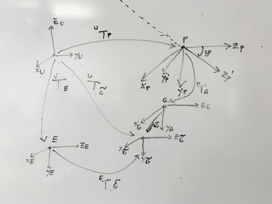 Some maths are neccesary as input to the robot.