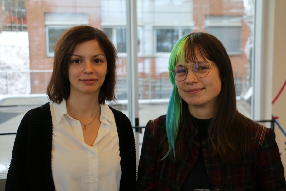 Milena Pavlovic (left) and Lonneke Scheffer.