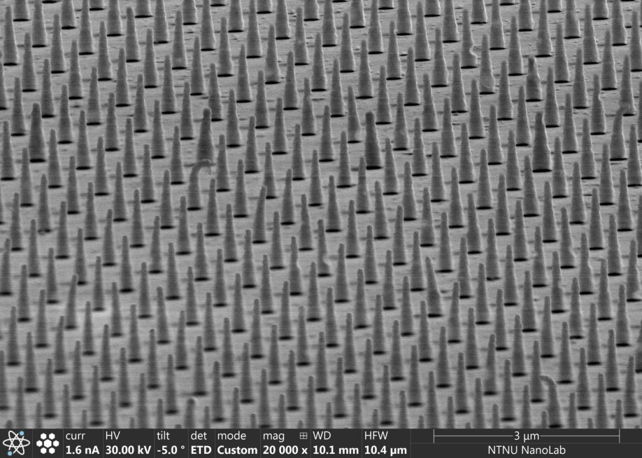 Substrates with densely-packed nanopillars most closely mimic softer surfaces.