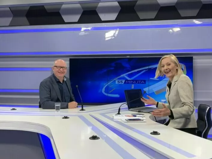 Kenneth Andresen has worked particularly on the situation in Kosovo. Here Evilana Berani interviews him about the Repast project on the TV channel RTK.
