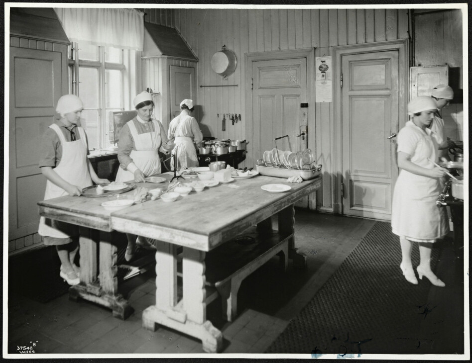 Norwegian nurses from the Norwegian Nurses Association in 1930.