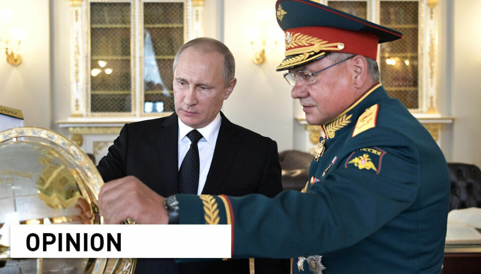 Putin uses pseudoscience to justify the assault on Ukraine, and there are close ties between the scientific communities and political power in Russia: Russia's minister of defense (right) is the president of The Russian Geographical Society, and the chairman is none other than Vladimir Putin himself.