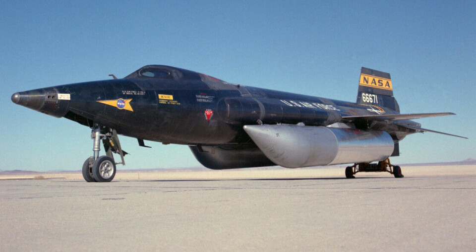 The manned hypersonic aircraft X-15, which still holds the speed record for a manned aircraft. It reached Mach 6 in 1967.