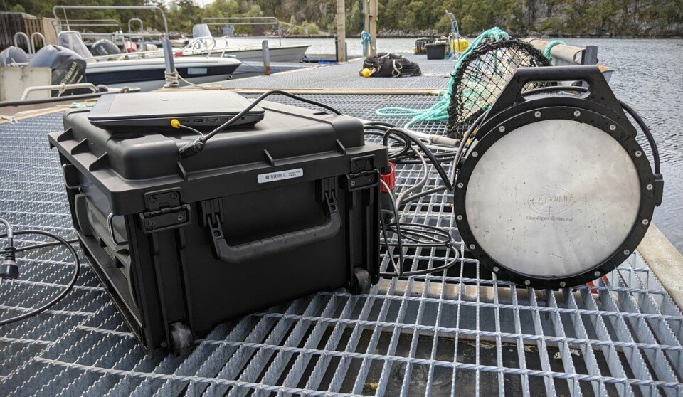 The advanced 'CBASS' sound projector was delivered by Geospectrum, a Canadian company.
