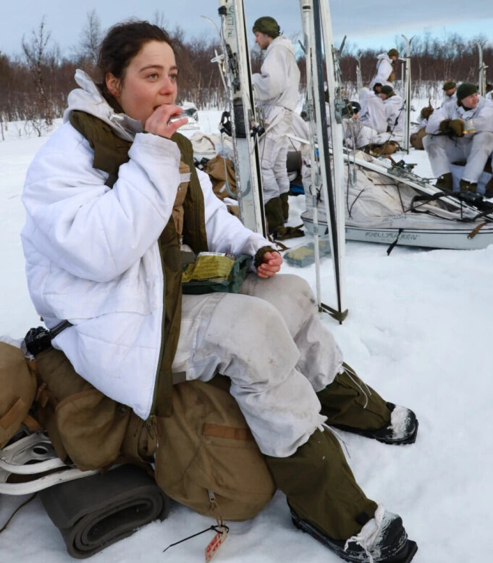 Solaia Skogen Lund is one of the recruits who participated in the survey.