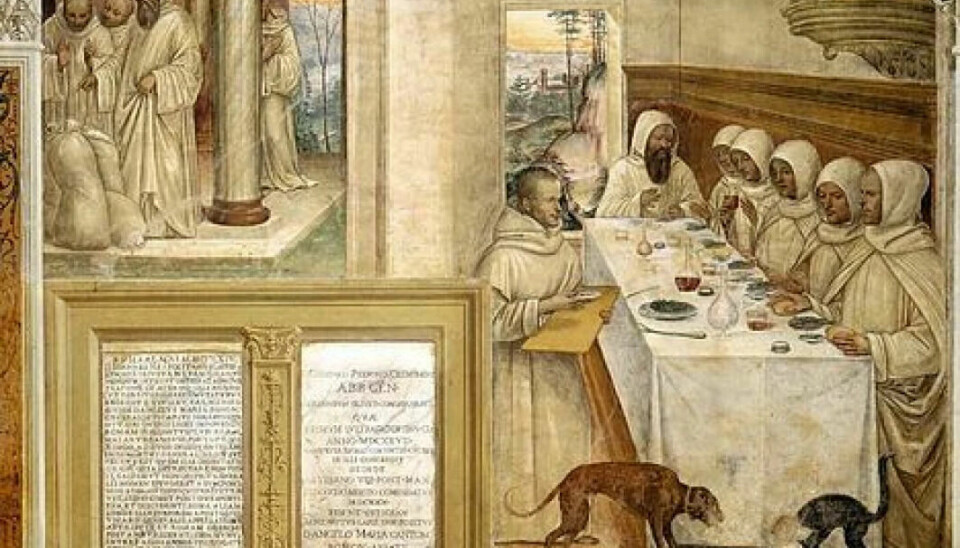 The two daily meals were important to the monks. They were to be enjoyed in silence.
