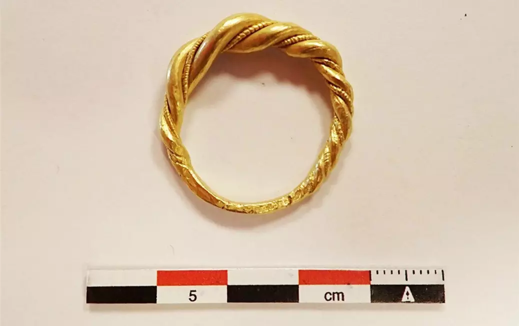 This gold ring once belonged to a powerful Viking chief. It was found in a pile of cheap jewellery auctioned off online