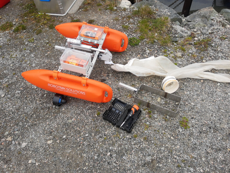 'Pamela', the uncrewed surface vehicle, is named for her two bright orange Baywatch floats, made famous by the movie star Pamela Anderson.