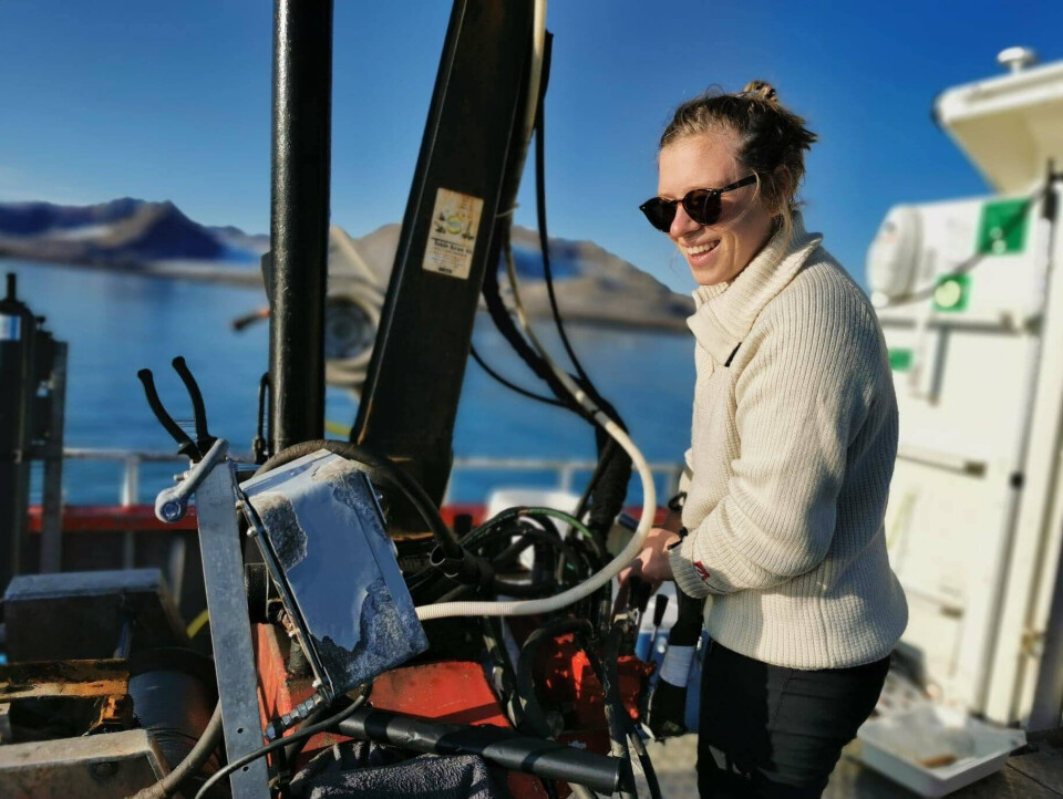 Andrea Falktynkova in the field.