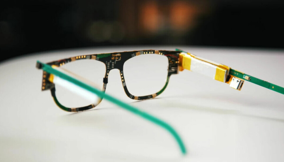 Oculaudio AS have collaborated with renowned eyeglass designers to create these 'hearing glasses'.