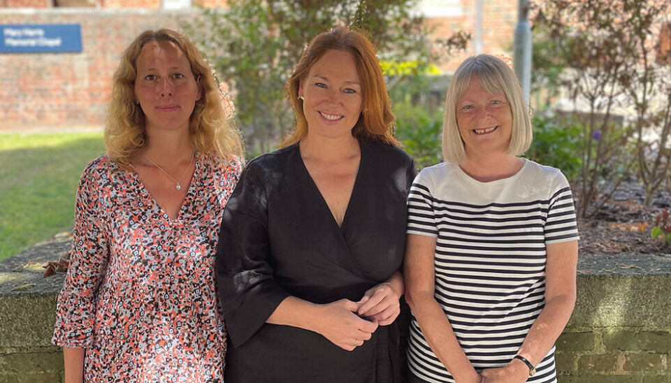 From left to right: Eva Thue Vold, Lisbeth M. Brevik, and Debra Myhill.