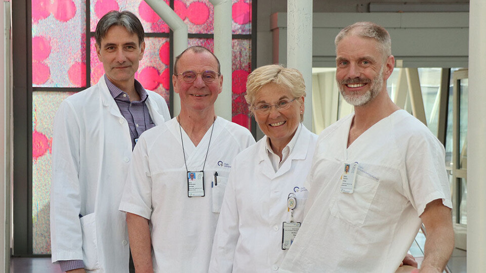 From left: Ansgar Heck, Jens Bollerslev, Kristin Godang and Mikkel Pretorius.