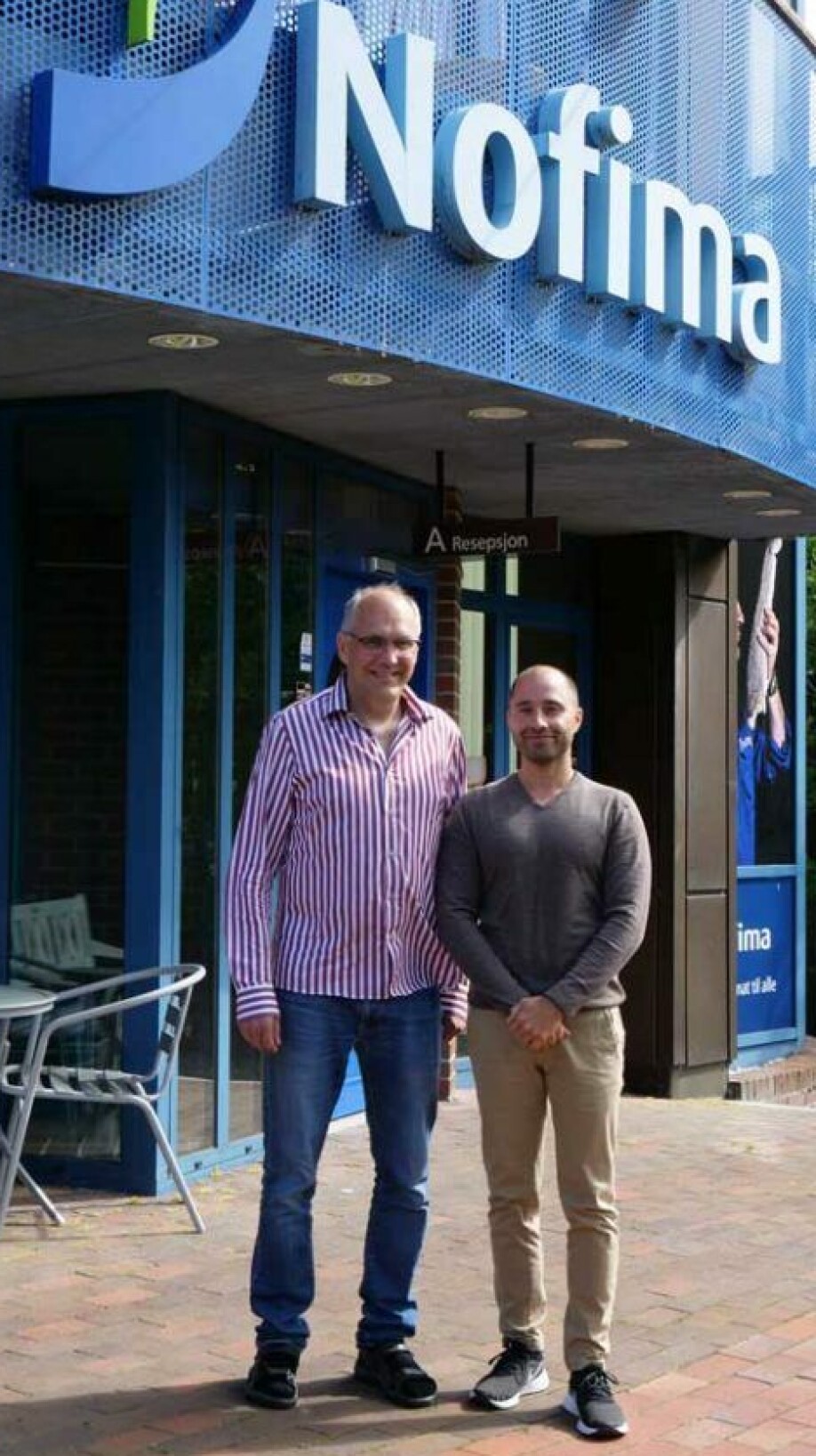 Senior scientist Karsten Heia and postdoctoral fellow Shaheen Syed.