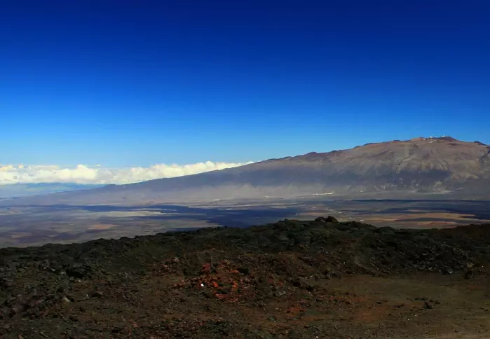 Mauna Kea in Hawaii is one of the highest volcanoes on earth.