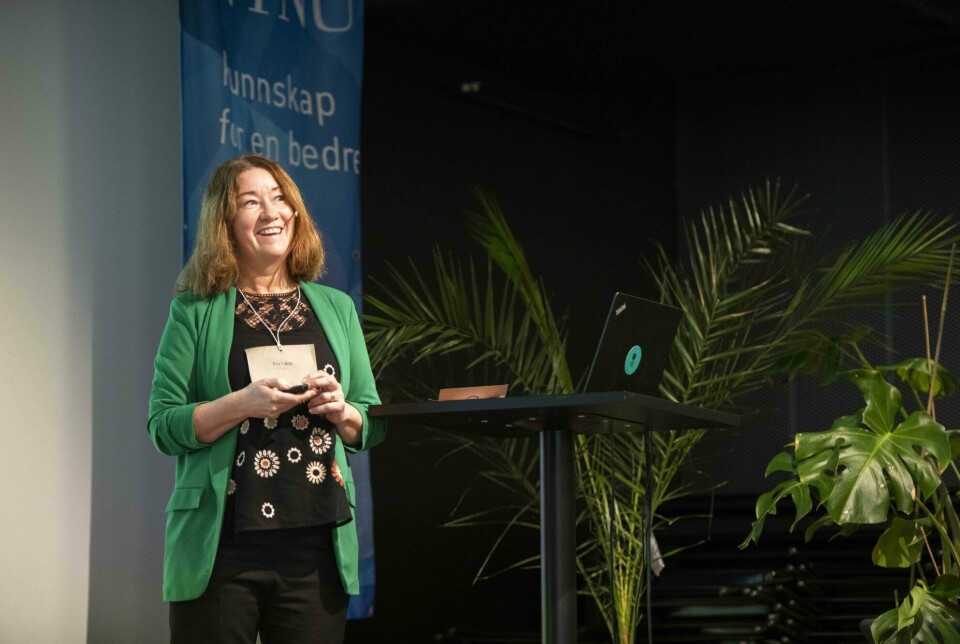 Falch heads the NTNU Food Forum, which coordinates NTNU’s multidisciplinary food expertise. Shown here at the Hyfer Festival.