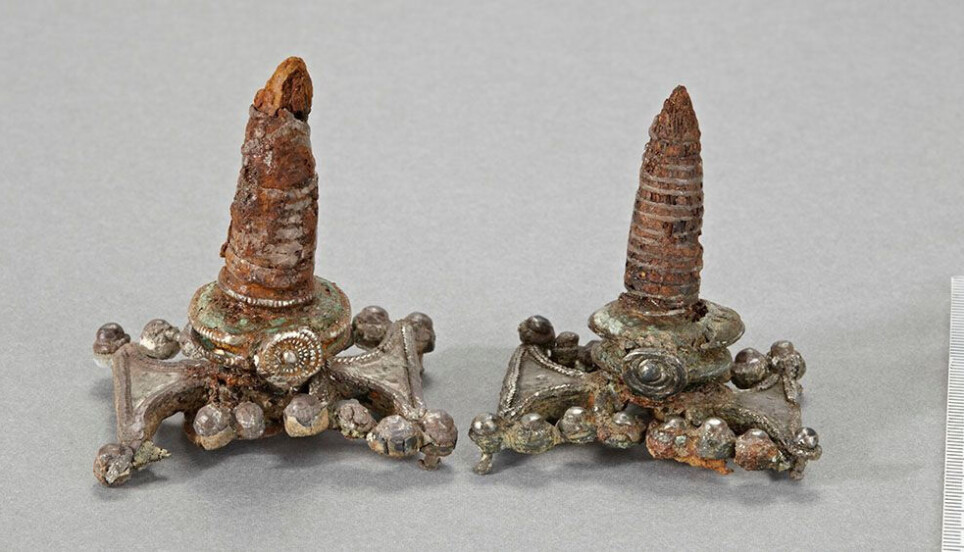 The Vikings used material culture from the past to show what they liked and thus who they wanted to be. The Vikings copied the riding spurs from Roman times, and similar spurs have only been found far down in Central Europe.