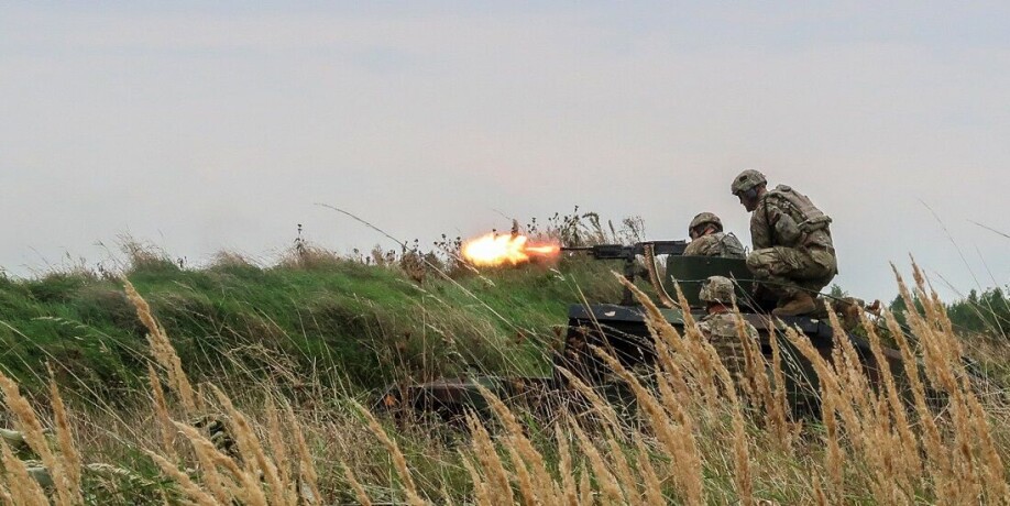 Soldiers during an exercise in Ukraine in 2019 that included American troops. But now the USA does not want to send its own soldiers under any circumstances, because the risk of escalating the conflict is too great.