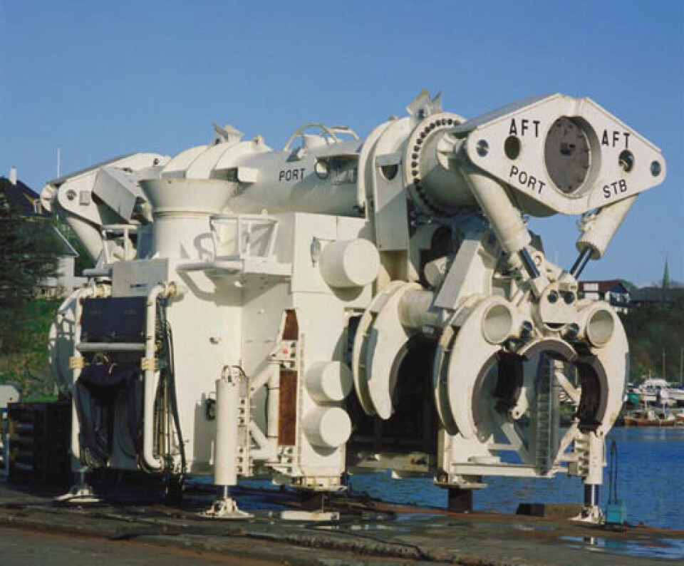 This is the chamber that makes it possible to weld in deep waters, so-called hyperbaric welding.