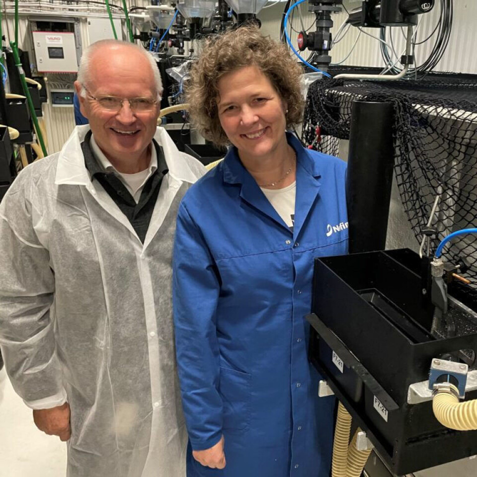 Peder Anders Rød from Vard Aqua will develop Aas‘ spill box to a commercial scale.