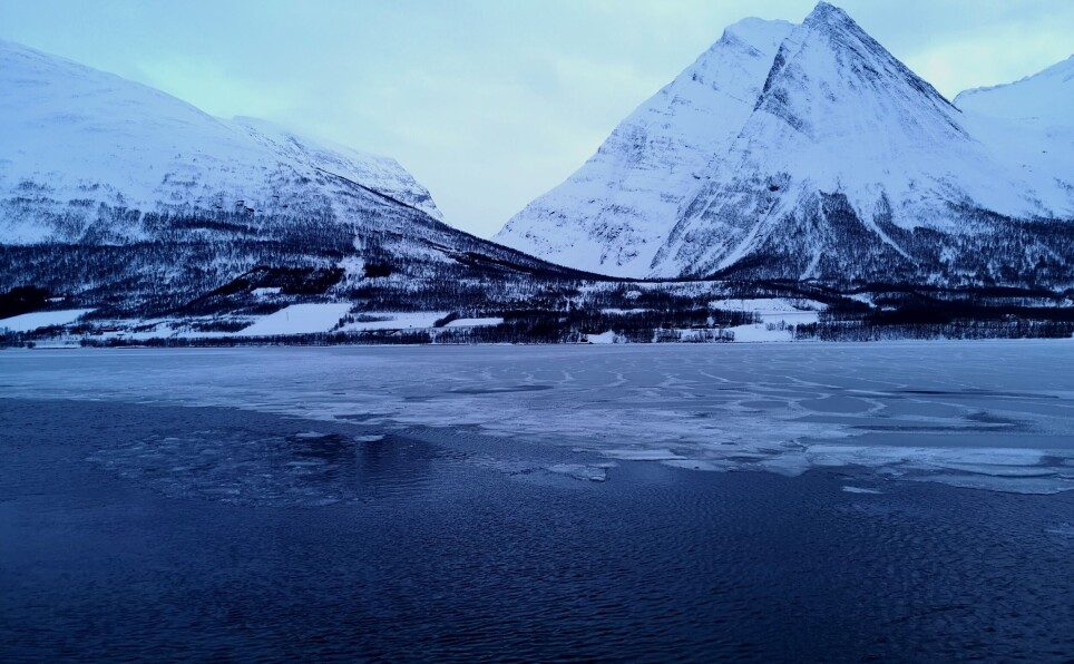The breakup of ice in Nordkjosbotn, March 2020.