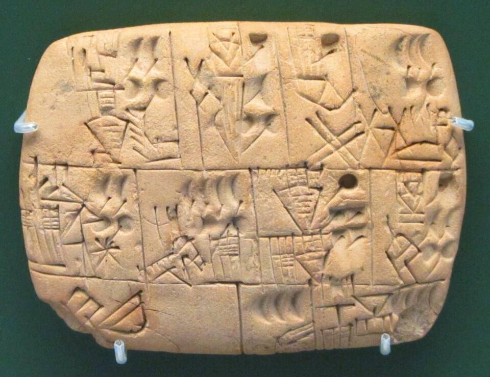Many clay tablets from ancient Mesopotamia deal with business and accounting. This 5,000-year-old tablet describes the allocation of beer rations for workers.