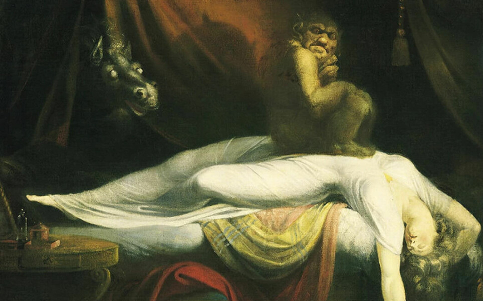 The painting The Nightmare (1781) by the Swiss-Hungarian painter Johann Heinrich Füssli (1741–1825).