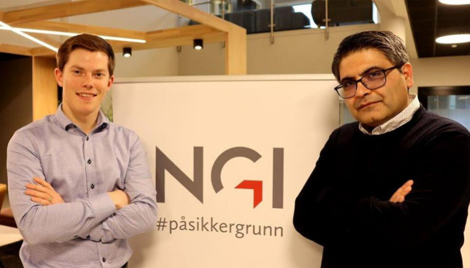 NGI's Sean Salazar (left) will lead DINAMINE and Mahdri Shabanimashcool (right) is responsible for the project;s technical concept.