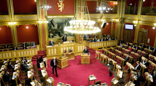 Norwegian parliamentary politicians laughed when they quoted from the Bible