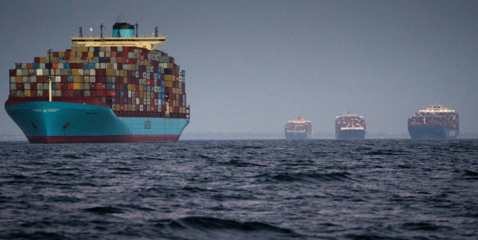 A container vessel waiting its turn outside Los Angeles. In our globalised world, there is a horde of contractors and sub-suppliers all contributing to any given product’s climate footprint. And their contributions take no account of national boundaries.