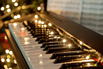 A slightly out of tune piano is a part of many Christmas songs.
