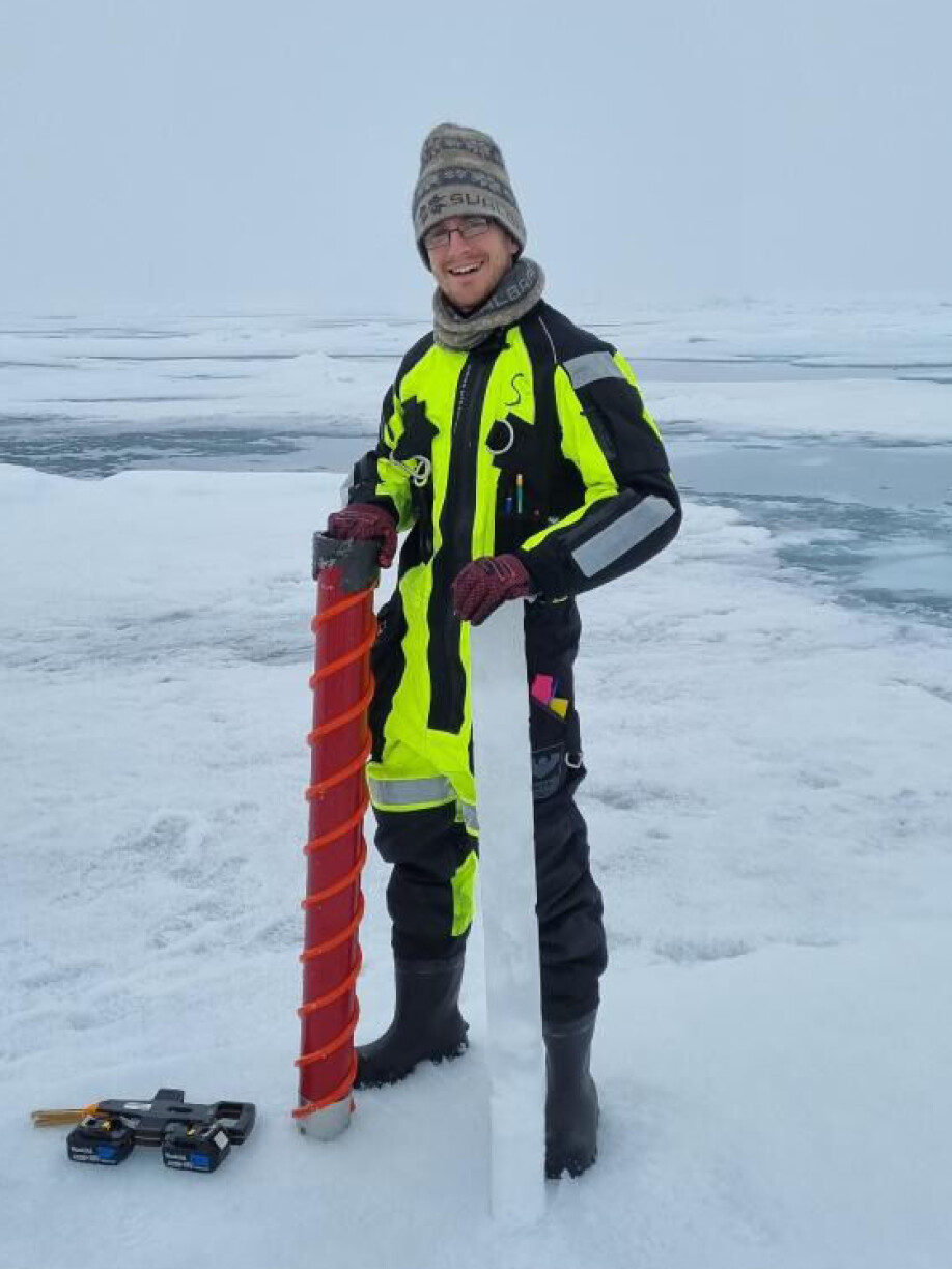Luke Marsden in the field. He travels to learn about the data that we collect.
