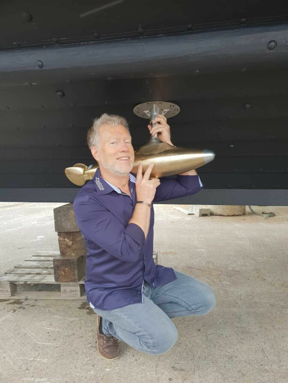 For innovator and SeaDrive part-owner Finn Limseth, working with the Viking ship has been a useful experience.