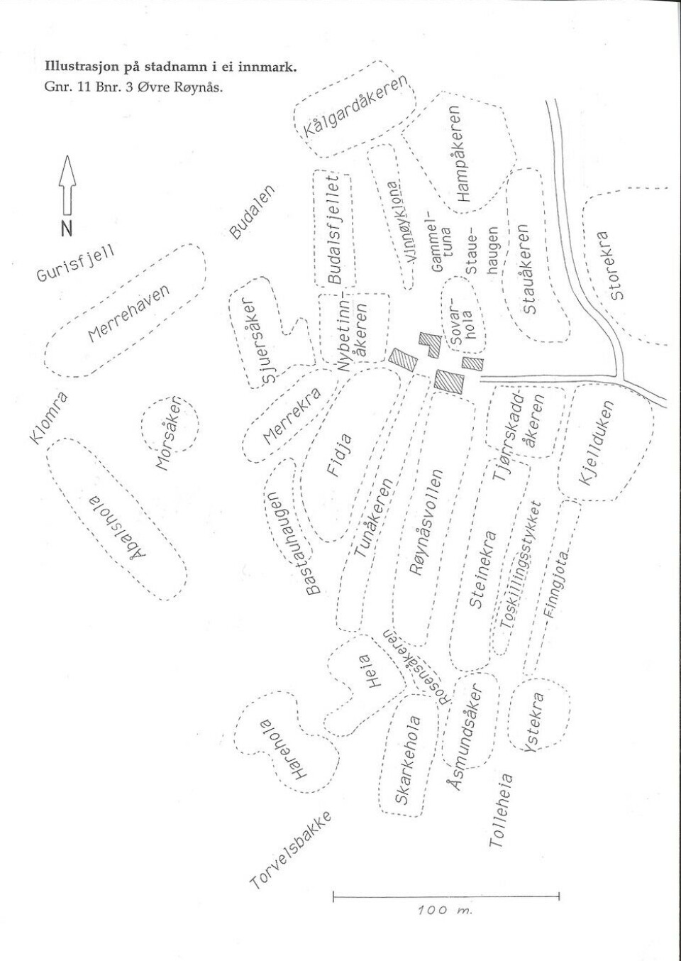 Øvre Røynås is an old family farm that has long been run like in the old days. The many small patches of land had their own names, which have been preserved until our time.