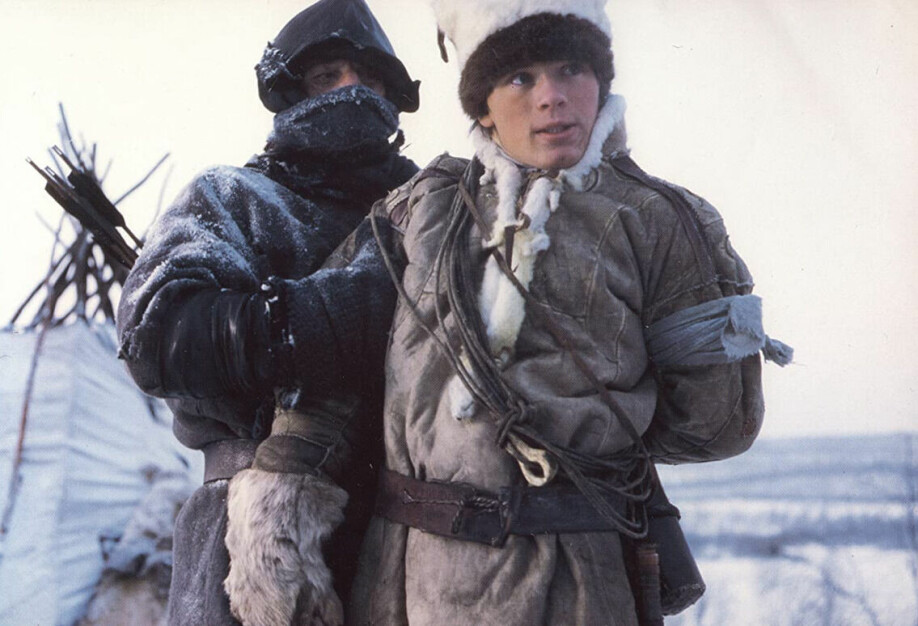The film 'Pathfinder' (1987) features people who came to northern Scandinavia a long time ago. The film is based on old myths and stories about these people.