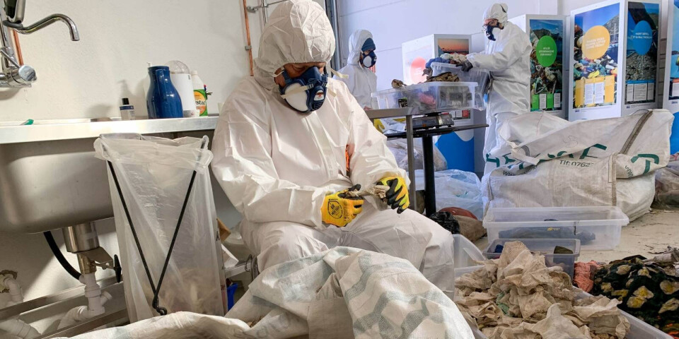 SIFO Professor Ingun Grimstad Klepp heads the Wasted Textiles project, and participated in the sorting and analysis of textile waste.