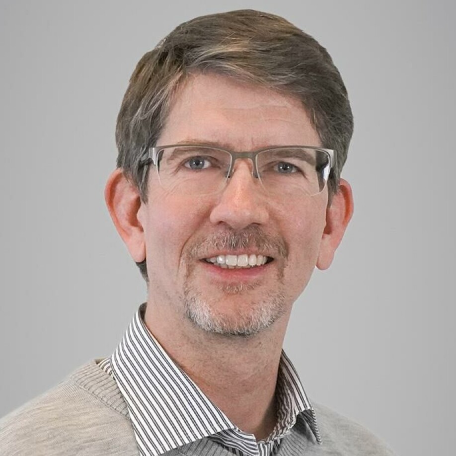 Research scientist Ole Vidar Lyngstad at SINTEF works with plastic recycling.