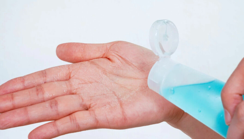 Red, chapped or flaky skin are known side effects of frequent hand washing.