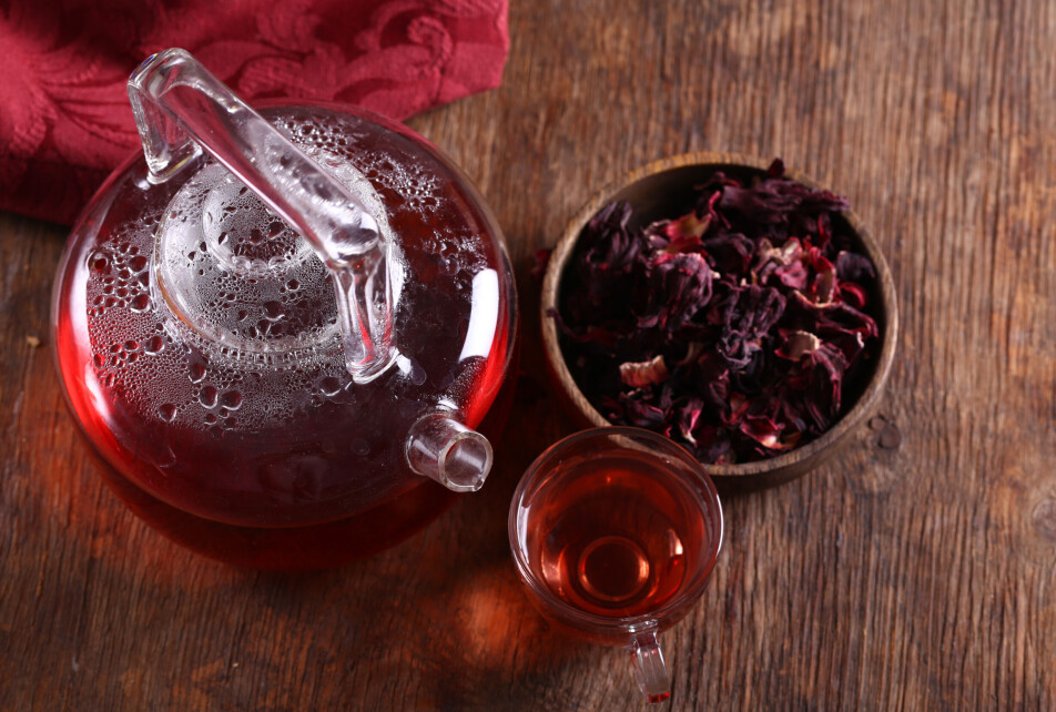Hibiscus sabdariffa is frequently used in teas and juices.