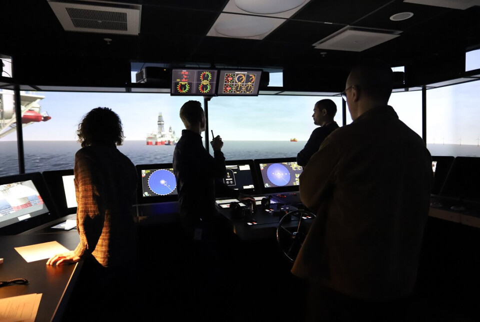 Is the ship capsizing? Captain Odd Sveinung Hareide makes contact with the engine room.