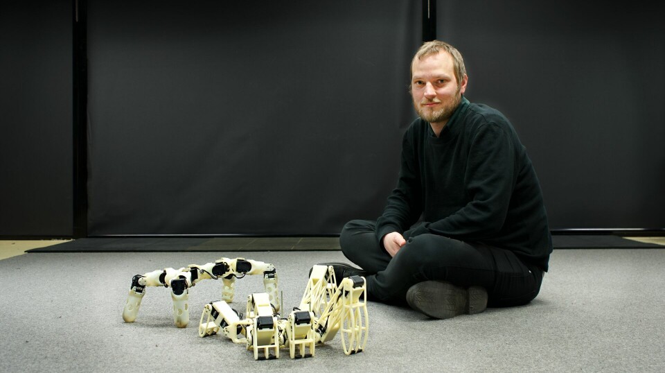 The robots Szorkovszky is working on are currently digital but the plan is to test the robots’ ear for music using real robots like the one in the photograph.