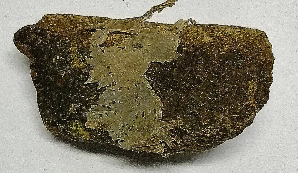 This is a 'plastic rock'.